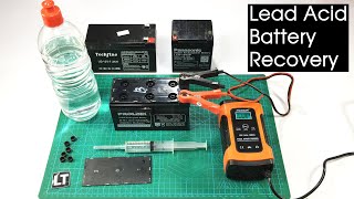 Sealed Lead Acid Battery Recovery  How to refill lead acid battery [upl. by Garner]