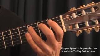 Simple Spanish Improvisation by Stefan Schyga  Guitar [upl. by Jacobsen]