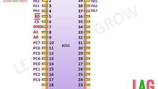 8255 Pin DiagramExplanation हिन्दी [upl. by Maryanne]