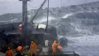 TOP 10 SHIPS IN HORRIBLE STORMS CAUGHT ON CAMERA 2 [upl. by Ayeki]