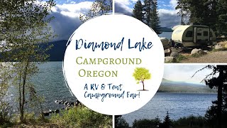 Diamond Lake Campground Oregon  RV amp Tent Camping  A Campground Fav [upl. by Hareemas292]