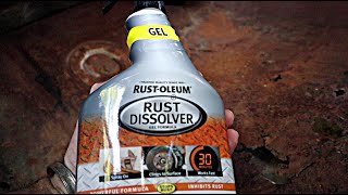 Rust Dissolver Does It Work Rustoleum Rust Dissolver [upl. by Mallen]