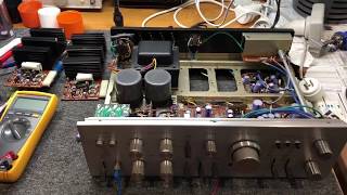 Technics SU3500 Amplifier Repair amp Capacitor Problem [upl. by Nial684]