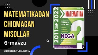 Matematikadan chiqmagan misollar 6mavzu Butun sonlar [upl. by Anovahs]