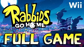 Rabbids Go Home FULL GAME Longplay Wii [upl. by Darreg590]