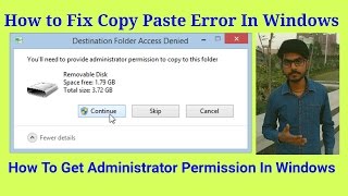 Youll need to provide administrator permission to copy to this folder [upl. by Esoranna]