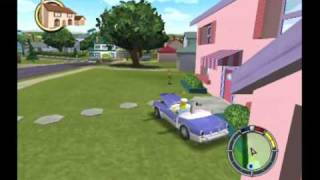 10Minute Gameplay  The Simpsons Hit and Run GameCube [upl. by Ana]