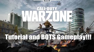 COD MW Warzone  Tutorial and Playing Against Bots [upl. by Louls665]