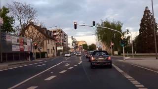 Car drive in Frankfurt Germany  from Sossenheim to Rödelheim Streetview [upl. by Gerbold]