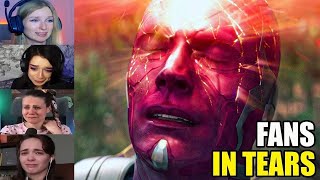 GIRLS REACT to Vision Death Scene  Avengers Infinity War [upl. by Idelia]