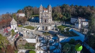 Bom Jesus de Braga  Vista aérea 4k [upl. by Asen]