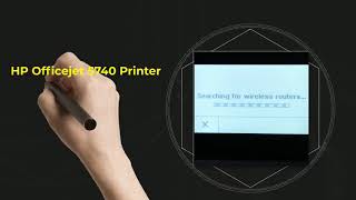 How To Connect HP Officejet 5740 Printer To Wifi  techiebee [upl. by Solly]