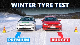 Expensive VS Cheap Winter Tyres ❄ Are Budget Winter Tyres Safe [upl. by Refinnej75]