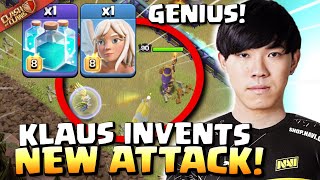 KLAUS invents new Single Healer CLONE BOMB attack BEYOND BRILLIANT Clash of Clans [upl. by Niaz175]