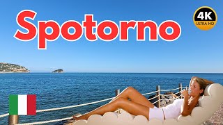 Spotorno Italy 🇮🇹 4K Walking Tour  October 2024 [upl. by Bordy]