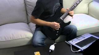 Behringer GUITAR LINK UCG102  sound test [upl. by Tyrus]