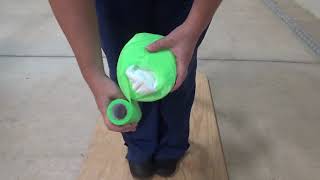 Equine hoof bandage video [upl. by Beattie]