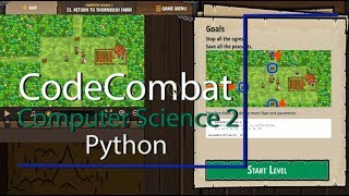 CodeCombat Level 33 Python Computer Science 2 Tutorial with Answers [upl. by Asusej]