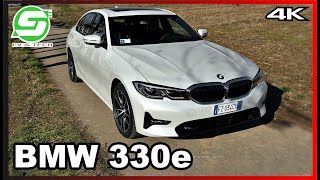 BMW 330e 2020  Recensione della Serie 3 ibrida plugin prova CONSUMI reali e app [upl. by Ettelrahc775]