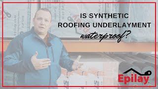 Is Synthetic Roofing Underlayment Waterproof [upl. by Lebama]