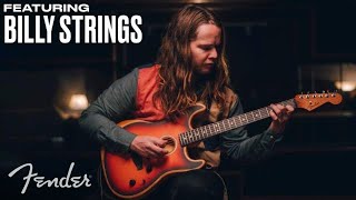 Billy Strings  American Acoustasonic Stratocaster  Fender [upl. by Camella]