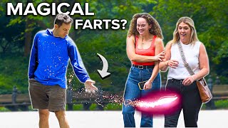 FUNNY Fart Prank Throwing Fart PIXIE DUST [upl. by Bander]