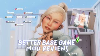 15 Mods for Better Base Game  The Sims 4 [upl. by Gainor]