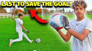 SAVE THE FOOTBALL GOAL WIN £1000  TASH BALLER [upl. by Aset497]