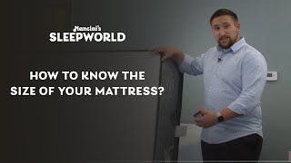 How To Know The Size Of Your Mattress  Mancinis Sleepworld [upl. by Pietrek]