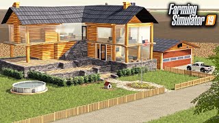 BUILDING A DREAM FARM HOUSE 800000  FARMING SIMULATOR 2019 [upl. by Naara]