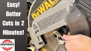 Upgrading Your Miter Saw Blade Replacement and Laser Cutline Guide Installation [upl. by Edna]