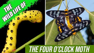 The wild life of the Four Oclock Moth Dysphania numana [upl. by Torry387]