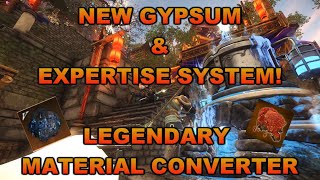 HOW GYPSUM ORBS WILL WORK amp NEW LEGENDARY MAT CONVERSION NEW WORLD [upl. by Mohl]