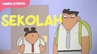 Kartun Lucu  Lagu Semangat Sekolah yang Aneh [upl. by Aissila]