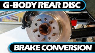 How to  GBody Rear Disc Brake Conversion [upl. by Nyral]