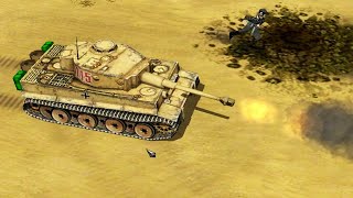 CampC Generals World War II Mod  El Alamein  Germany vs Allies Gameplay [upl. by Hochman416]