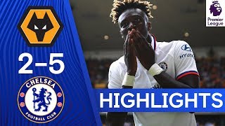 Wolves 25 Chelsea  Tammy Abraham Hat Trick amp Tomori Stunner  Highlights [upl. by Mail]