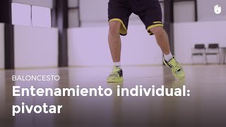 Entrenamiento individual pivotar  Baloncesto [upl. by Dolorita]