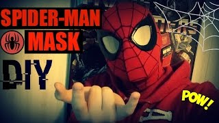 Spider man mask DIYTutorial [upl. by Annanhoj]