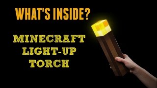 Whats Inside a Minecraft LightUp Torch [upl. by Dammahum]