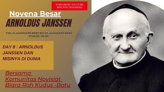 NOVENA St Arnoldus Janssen Hari ke 813 Januari 2021 [upl. by Ateekan]