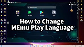 How to Change MEmu Play Language [upl. by Halik659]