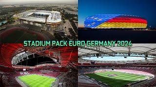 STADIUM PACK EURO GERMANY 2024  PES 2021 amp FOOTBALL LIFE [upl. by Bernadine130]