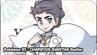 Pokémon XY  Kalos Champion Diantha Battle [upl. by Norrej132]