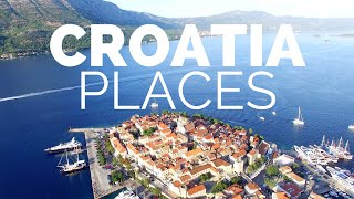 10 Best Places to Visit in Croatia  Travel Video [upl. by Doralin]