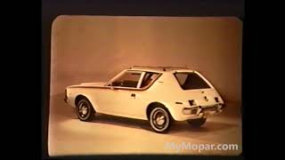 1970 AMC Gremlin Dealer Promo Film [upl. by Prichard252]