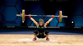 49kg European Weightlifting 2024 [upl. by Nomyt]