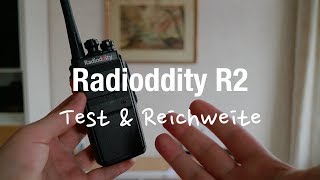 Radioddity R2 PMR Funkgeräte Test amp Reichweite [upl. by Amoritta171]