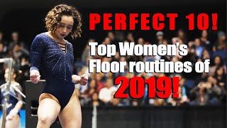 Top Womens Gymnastics Floor Routines of 2019  Katelyn Ohashi Perfect 10 Routine [upl. by Trakas]