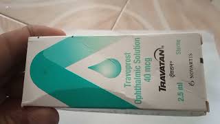 Travatan Eye Drops  Travoprost Ophthalmic Solution  Travatan Eye Drops Uses benefit Review Hindi [upl. by Langill3]